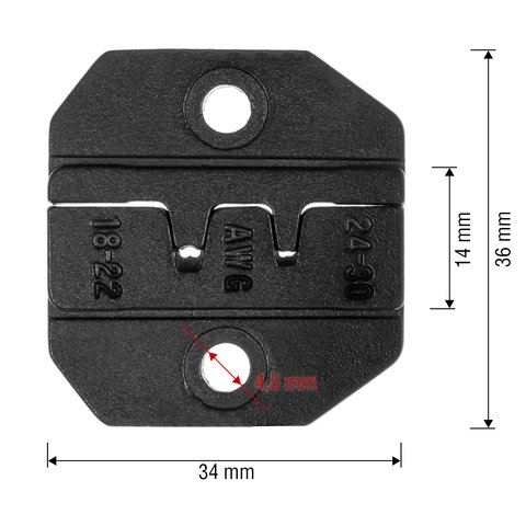 Матрица для кримпера Pro'sKit 1PK-3003D36 Превью 1