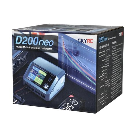 Зарядний пристрій SkyRC D200neo, Original, AC 200W, DC 800W, #SK-100196-01 Прев'ю 3