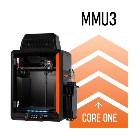 Набір для кольорового друку PRUSA MMU3 Full Kit CORE One (закрита версія) Прев'ю 2
