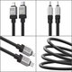 USB кабель Baseus Coolplay Series, USB тип-C, Lightning, 100 см, 20 Вт, черный, силиконовый, #CAKW000001 Превью 1