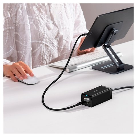 Сетевое зарядное устройство Baseus GaN5 Pro Desktop, 67 Вт, Quick Charge, черный, USB Type A только для передачи данных, c кабелем USB тип-C к USB тип-C, 4 порта, 1,5 м, #CCGP110201 Превью 3