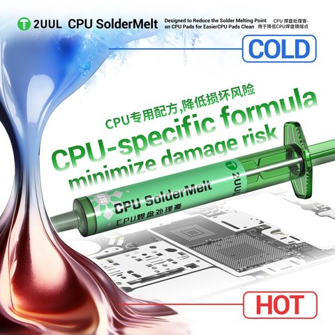 Flux Paste 2UUL SC20, (for removing solder, 5 ml) Preview 2