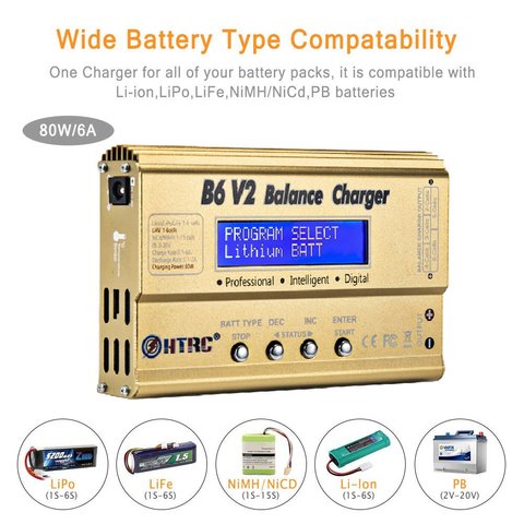 Зарядное устройство HTRC B6 V2 Превью 3
