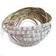RGB LED Strip SMD5050, WS2812B (white, with controls, IP65, 5 V, 30 LEDs/m, 5 m) Preview 1