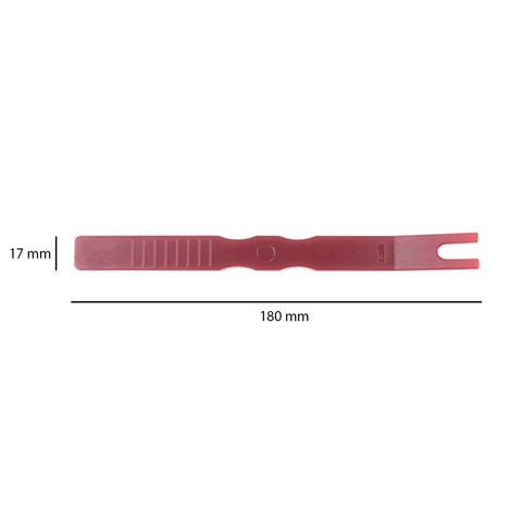 Car Trim Removal Tool with Angled "U" Notch Blade (Polyurethane, 180×17 mm) Preview 1