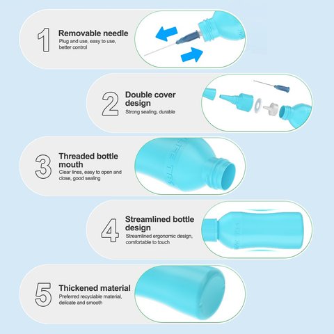 Liquid Dispenser Bottle RELIFE TB1, (50 ml, dark blue) Preview 6