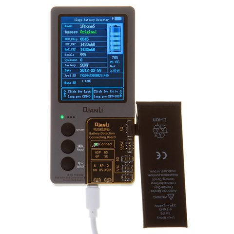 Batería puede usarse con iPhone 5, Li-Polymer, 3.8 V, 1440 mAh, HC, original IC, #616-0611/616-0613 Vista previa  1