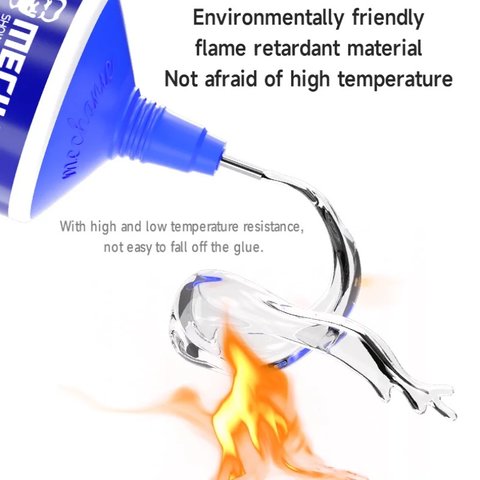 Adhesivo Mechanic R7, de alta temperatura, transparente, para pegar tapas traseras, para marcos de pantalla, 60 ml Vista previa  5