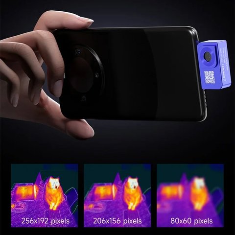 Cámara térmicas Mechanic DTI-08, USB tipo C Vista previa  4