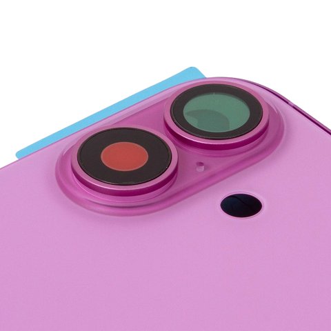 Carcasa puede usarse con iPhone 16 Plus, rosado, con botones laterales,  con sujetador de tarjeta SIM, Original (PRC), EU version Vista previa  1