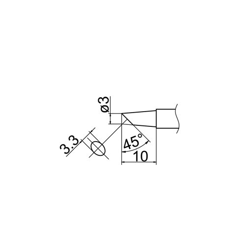 Паяльне жало HAKKO T12-BCF3 Прев'ю 1