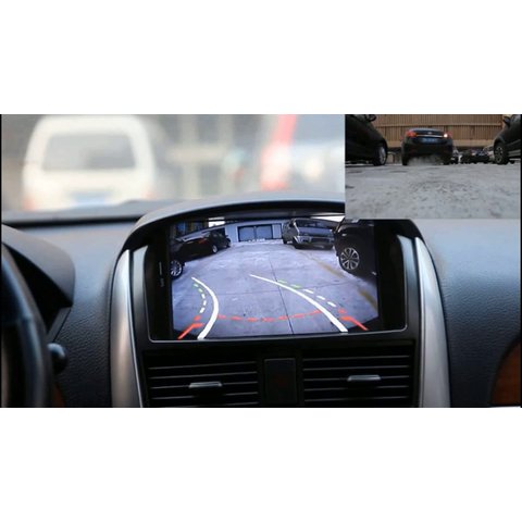 Универсальная автомобильная камера заднего вида СS-8681A с динамическими линиями парковки Превью 4