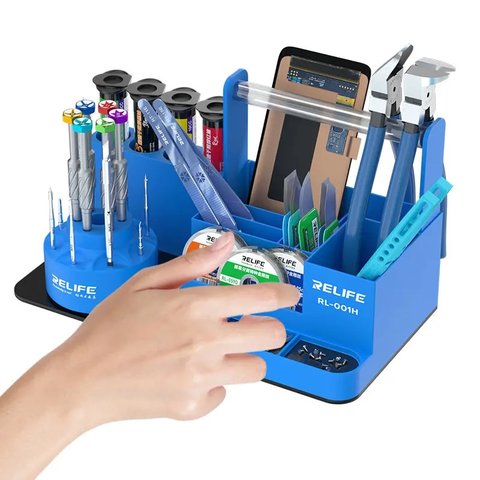 Органайзер RELIFE RL-001H, для инструментов, металл, серый, 255x143x130mm Превью 3