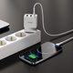 Мережевий зарядний пристрій Hoco N21 Pro, 30 Вт, Power Delivery (PD), білий, з кабелем USB тип-C до Lightning для Apple, 3 порта, #6931474778796 Прев'ю 6