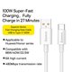 USB кабель Baseus Superior, USB тип-C, USB тип-A, 150 см, 100 Вт, білий, #P10320102214-02 Прев'ю 1