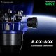 Микроскоп Mechanic D80T-B5, тринокулярный, 8X-80X Превью 1