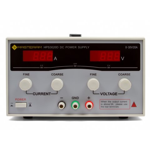 Лабораторный блок питания Masteram HPS3020D Превью 1