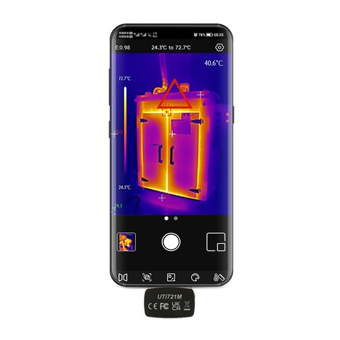 Тепловизор UNI-T UTi721M (от -20 °C до 550 °C, для Android) Превью 4